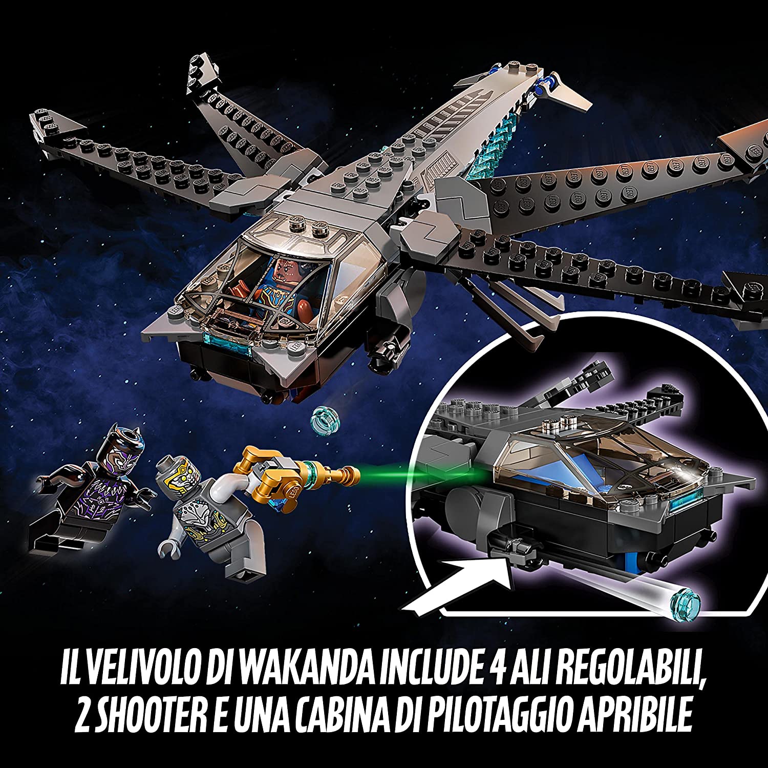 il dragone volante di Black Panther