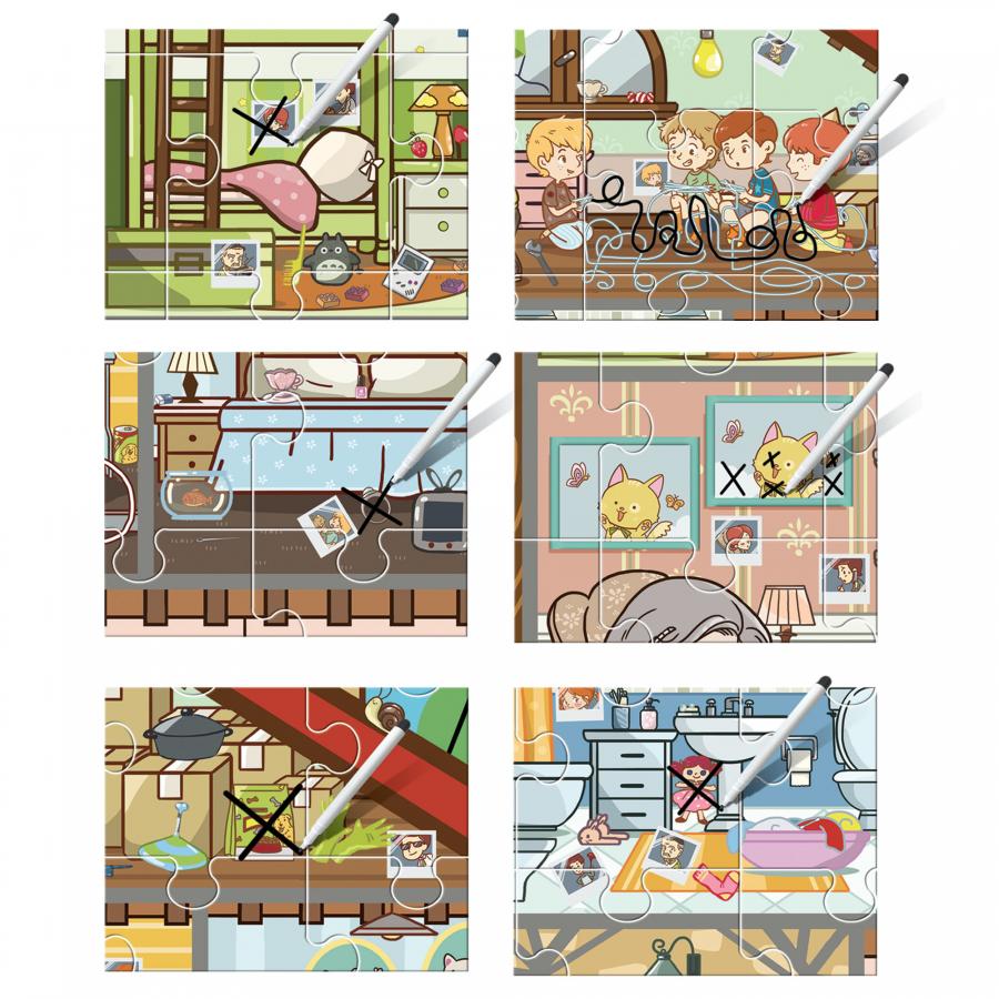 Il puzzle allenamente 108 pezzi