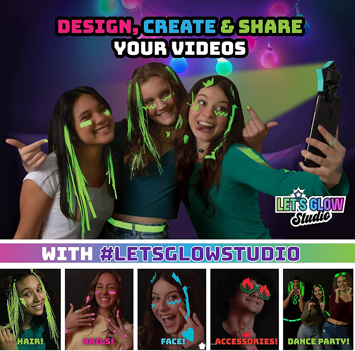 set completo Let's Glow Studio