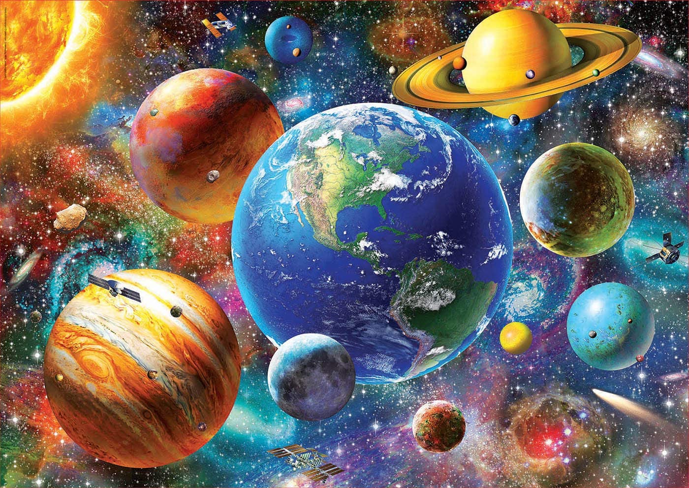 Il sistema solare 500 pezzi