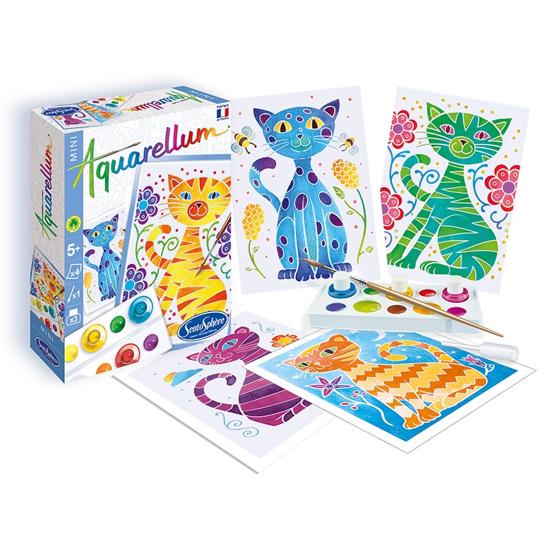 aquarellum mini gatti