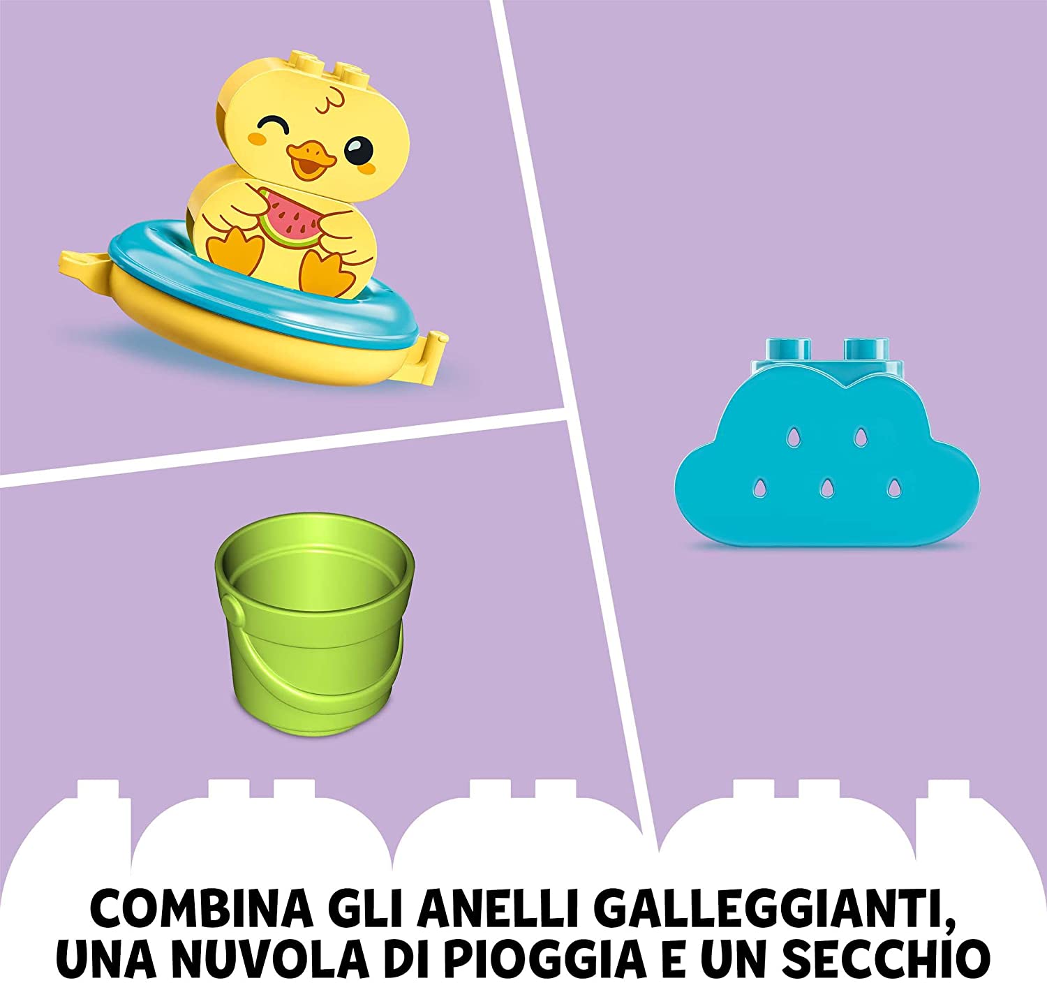 Ora del bagnetto: Treno degli animali galleggiante