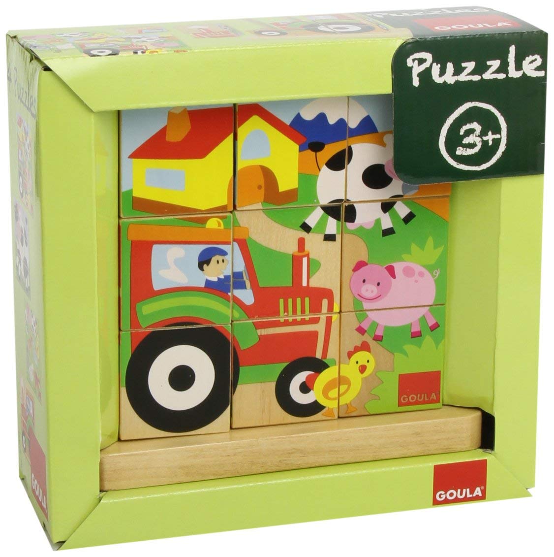 puzzle cubi fattoria