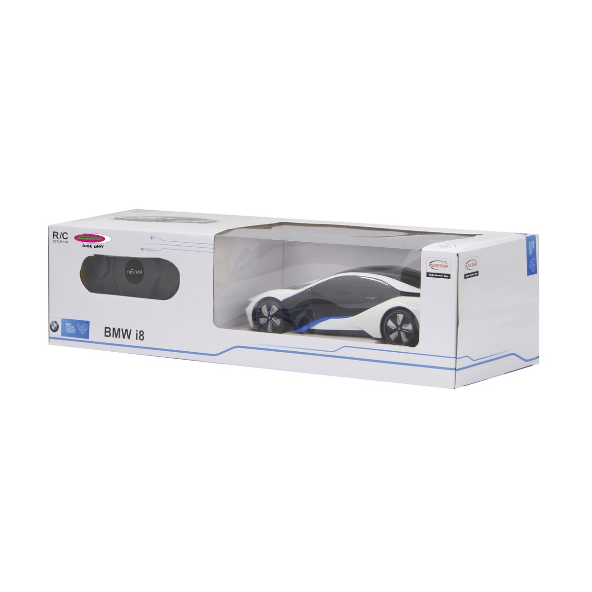 BMW I8 1:24 bianco 2,4GHz