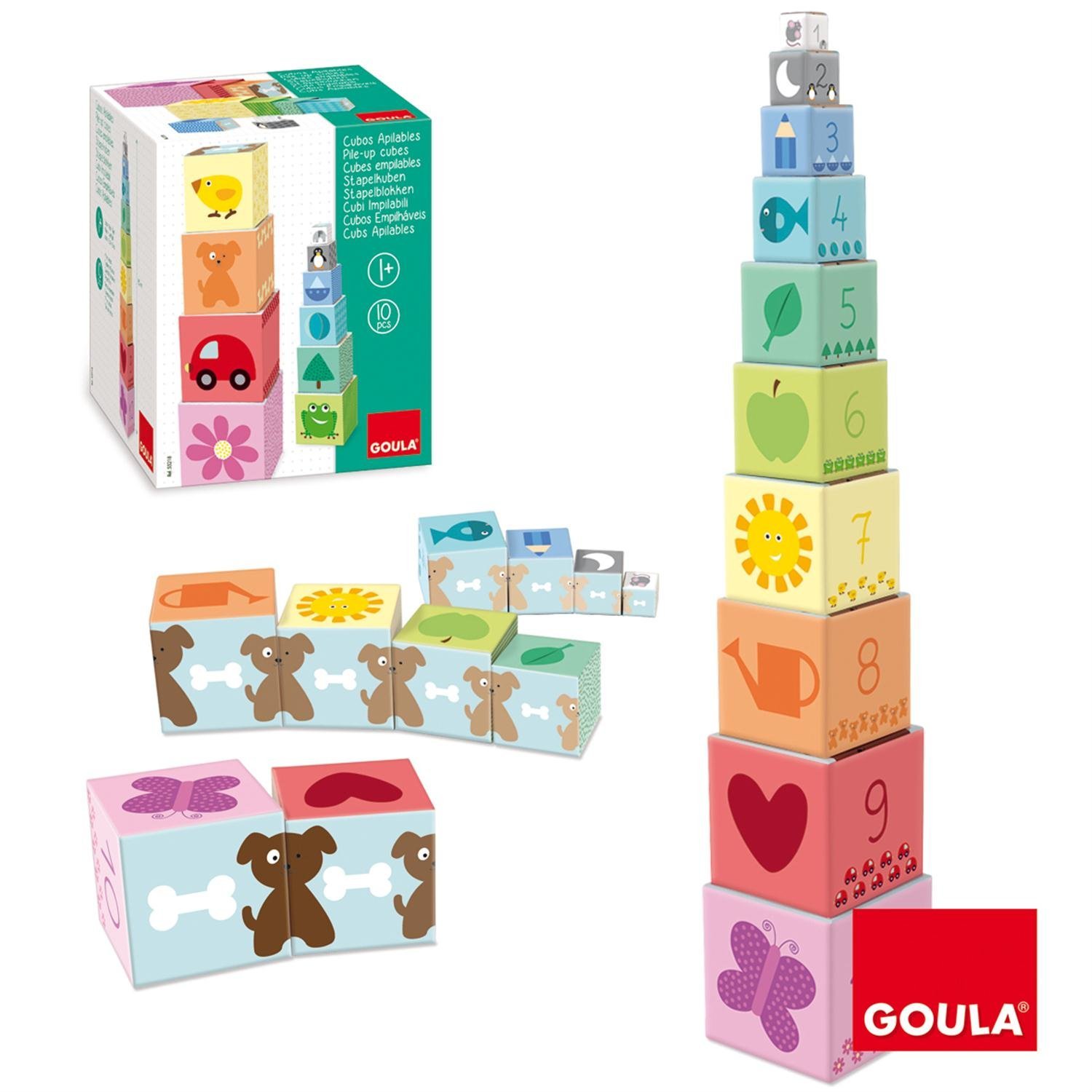 cubi impilabili 1-10