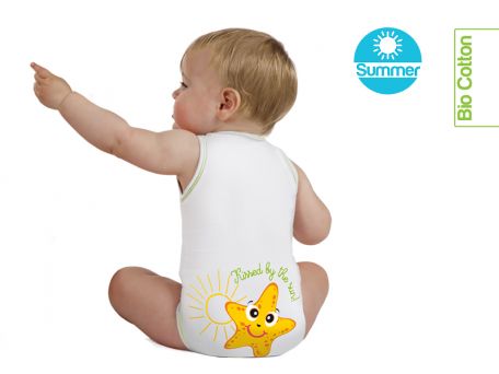 stella marina body  0-36m bio cotton summer