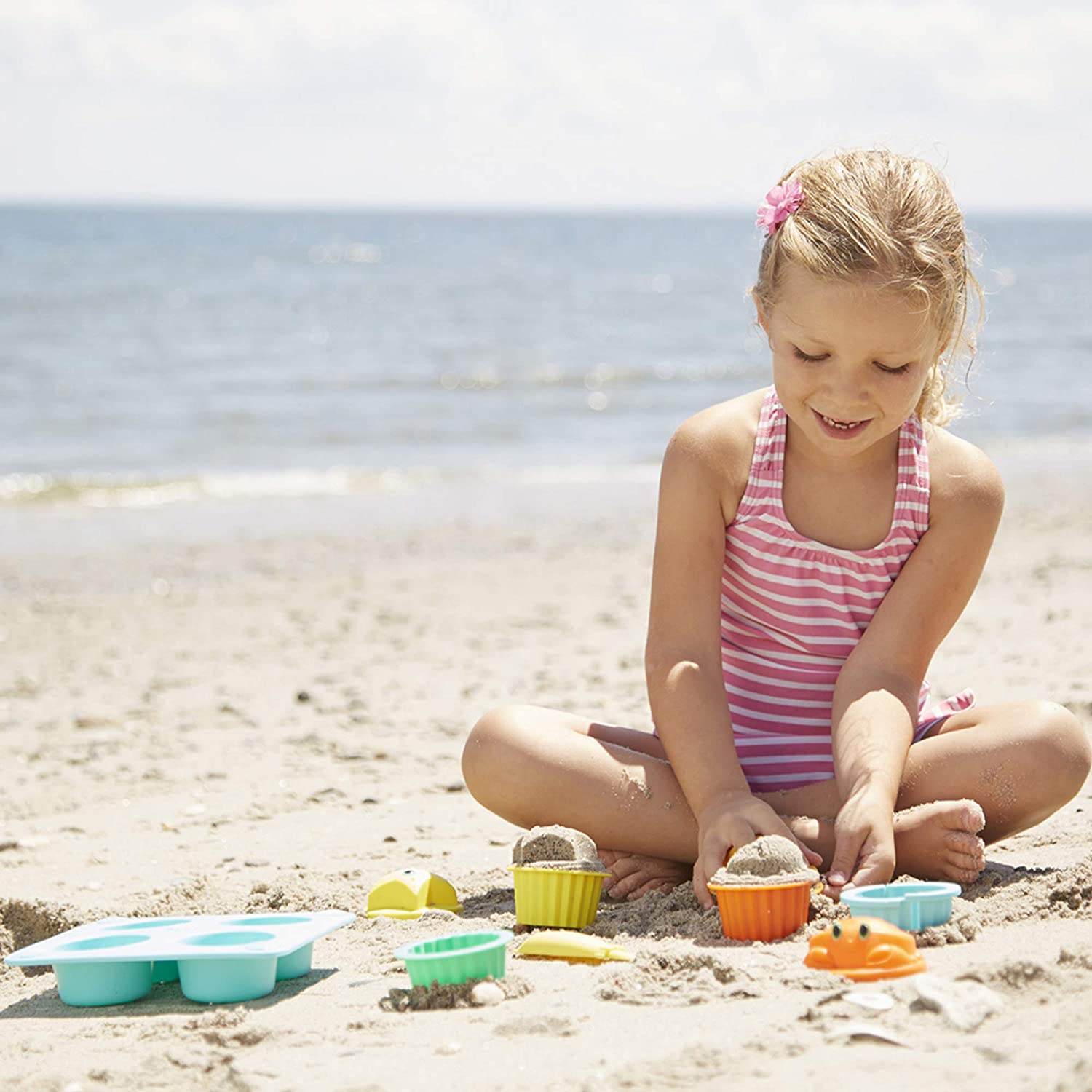 Cupcake set formine spiaggia