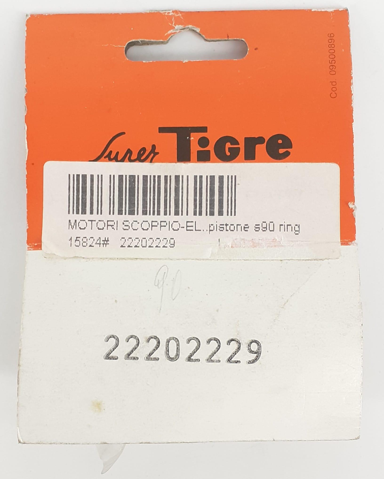 pistone motore s90 ring Supertigre