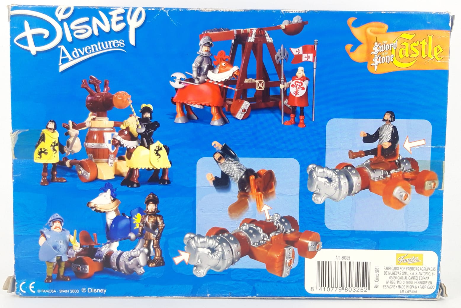 Disney adventures La spada nella roccia Playset