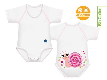 chiocciola body  0-36m bio cotton 4season slow friend