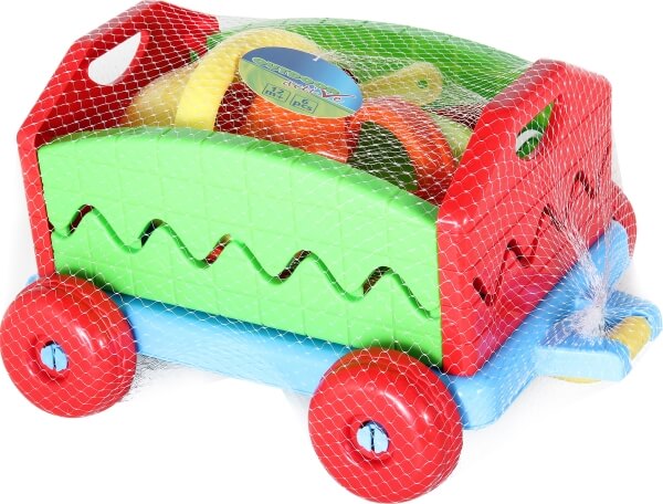 carrello con set mare