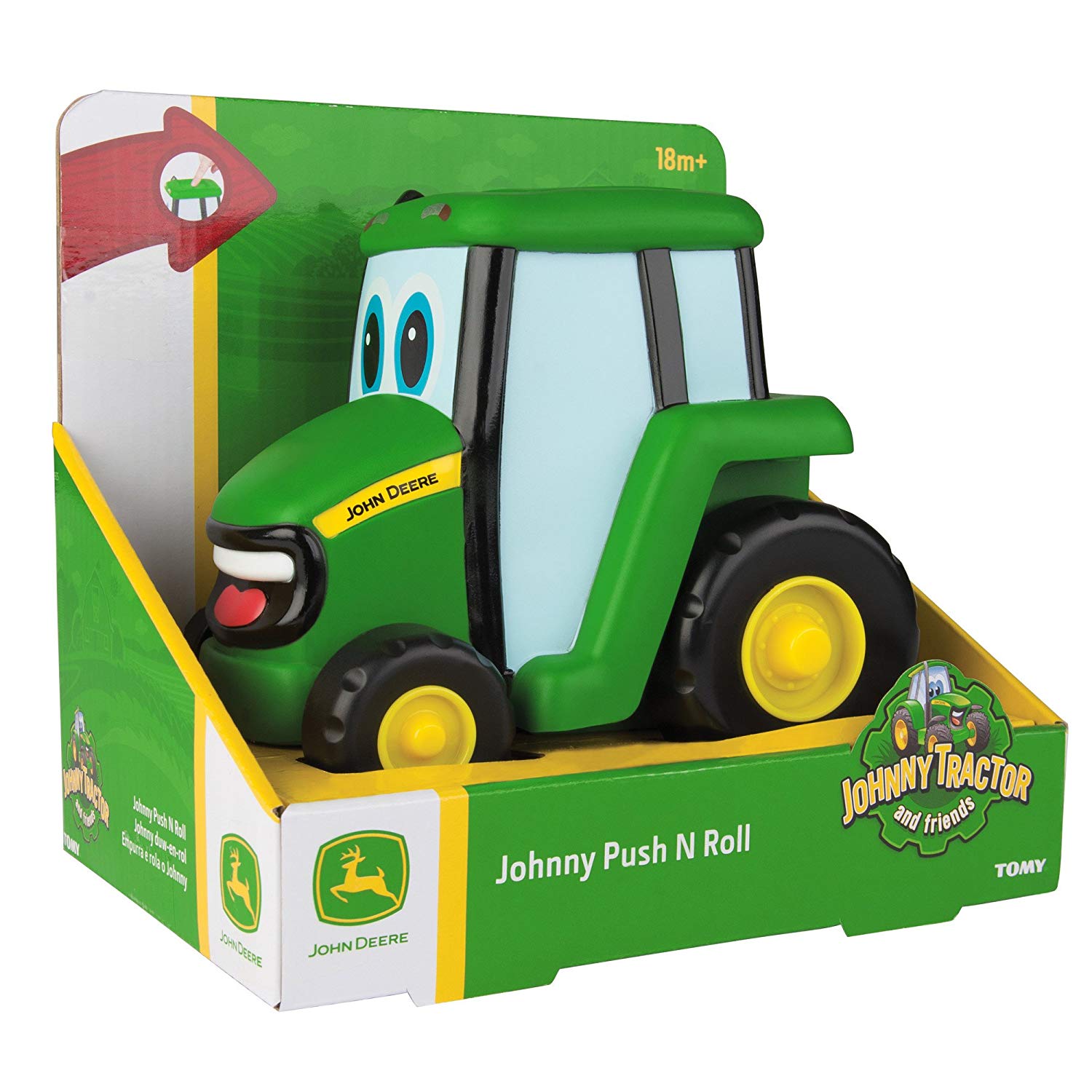 John Deere Push &amp; Roll Johnny Tractor