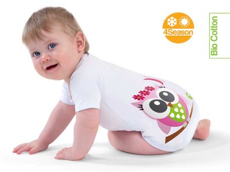 Promo 3x2 Gufetta &amp; Tinta Unita 0-36m bio cotton 4season