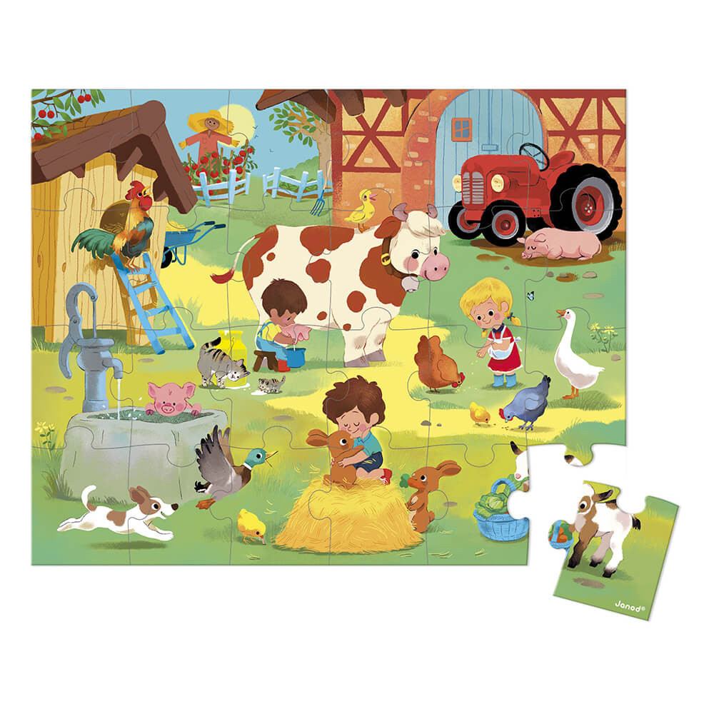 Puzzle una giornata alla fattoria 24pz