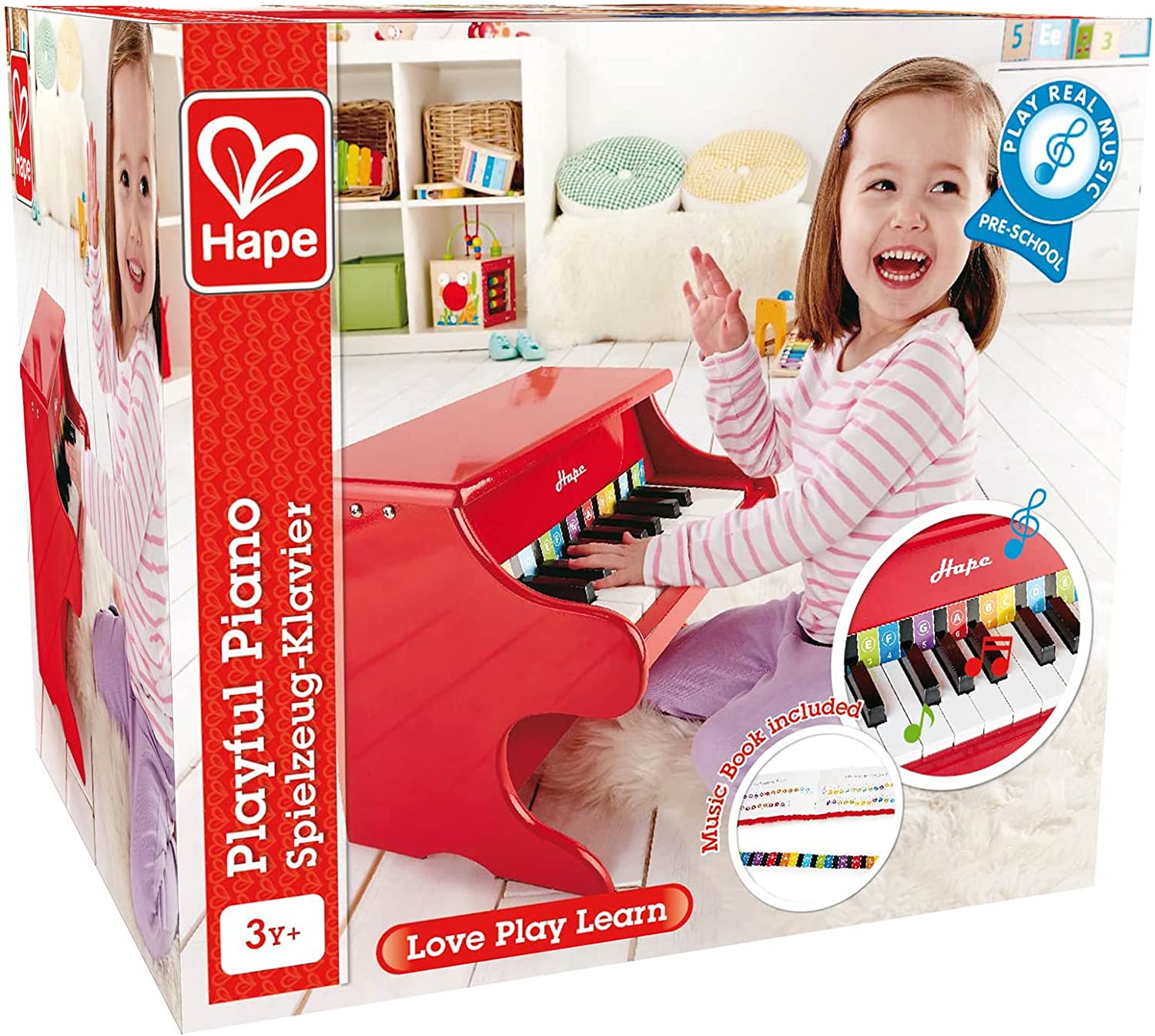 Pianoforte rosso divertente