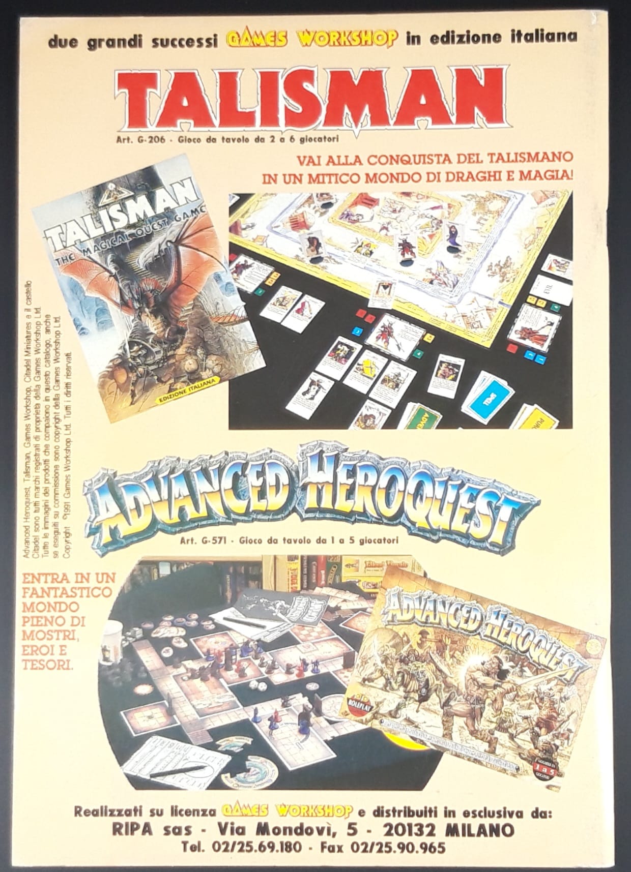 Crom la rivista fantasy di simulazione Anno I numero 2