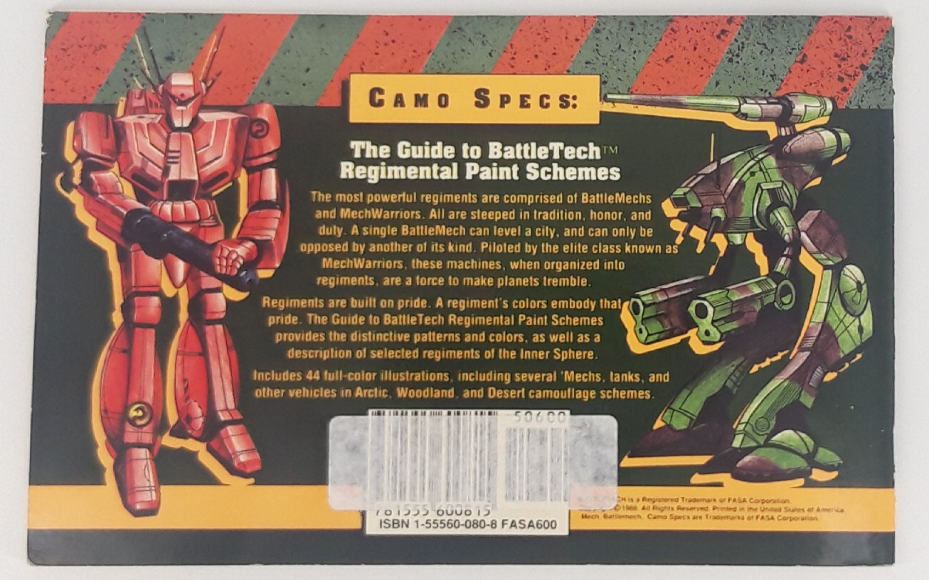 Battletech Camo Specs
