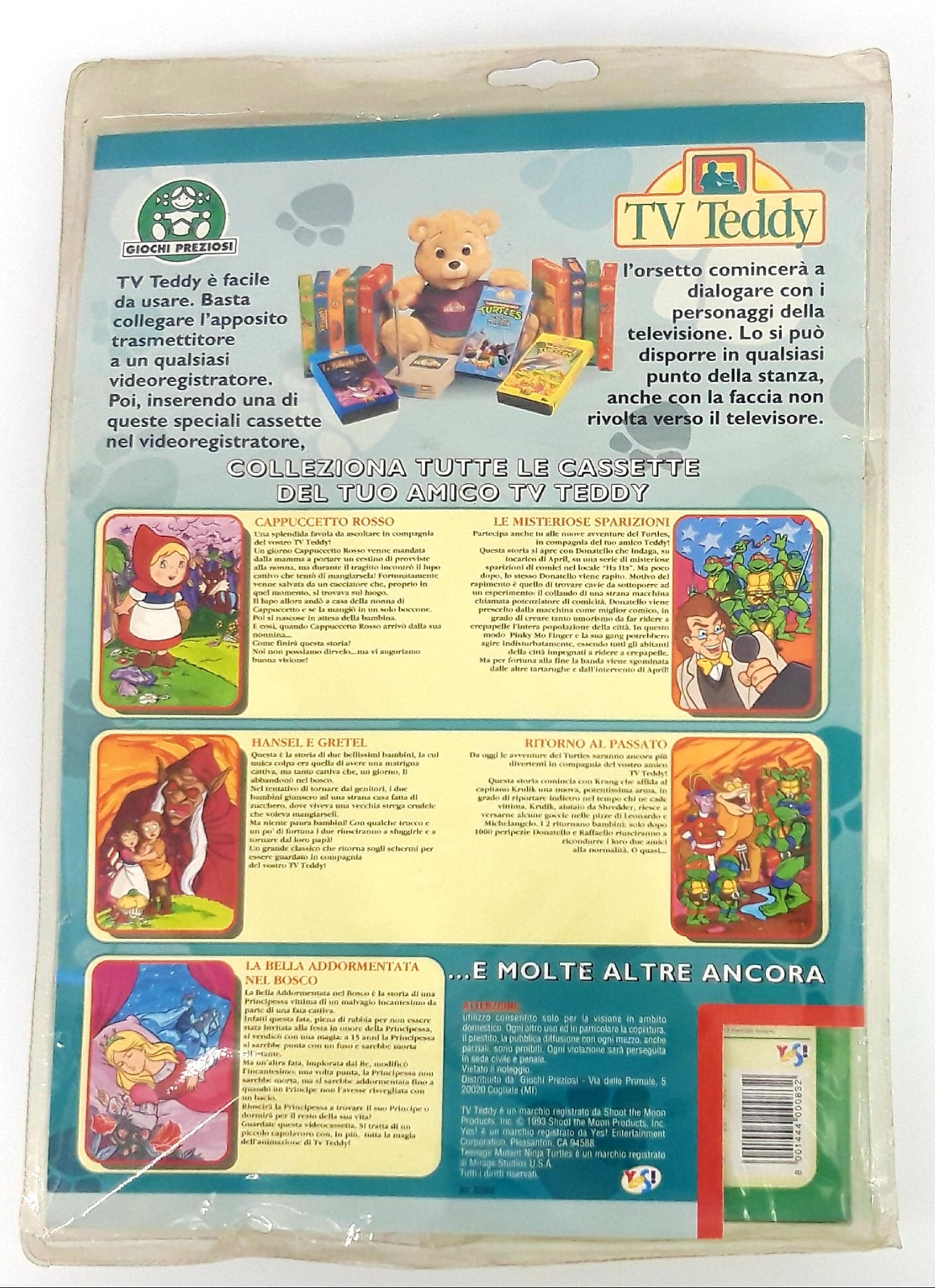 TV Teddy Hansel e Gretel videocassetta