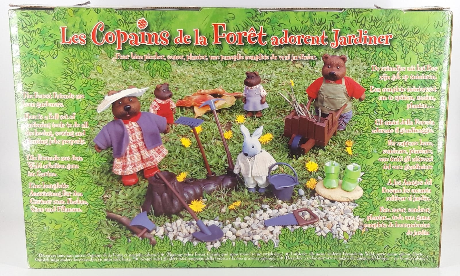 Gli amici della foresta set giardinaggio