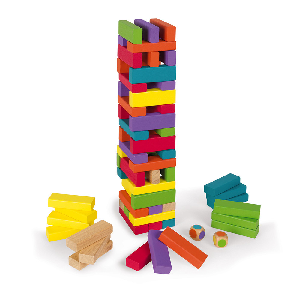 Equilibloc color in legno (jenga)