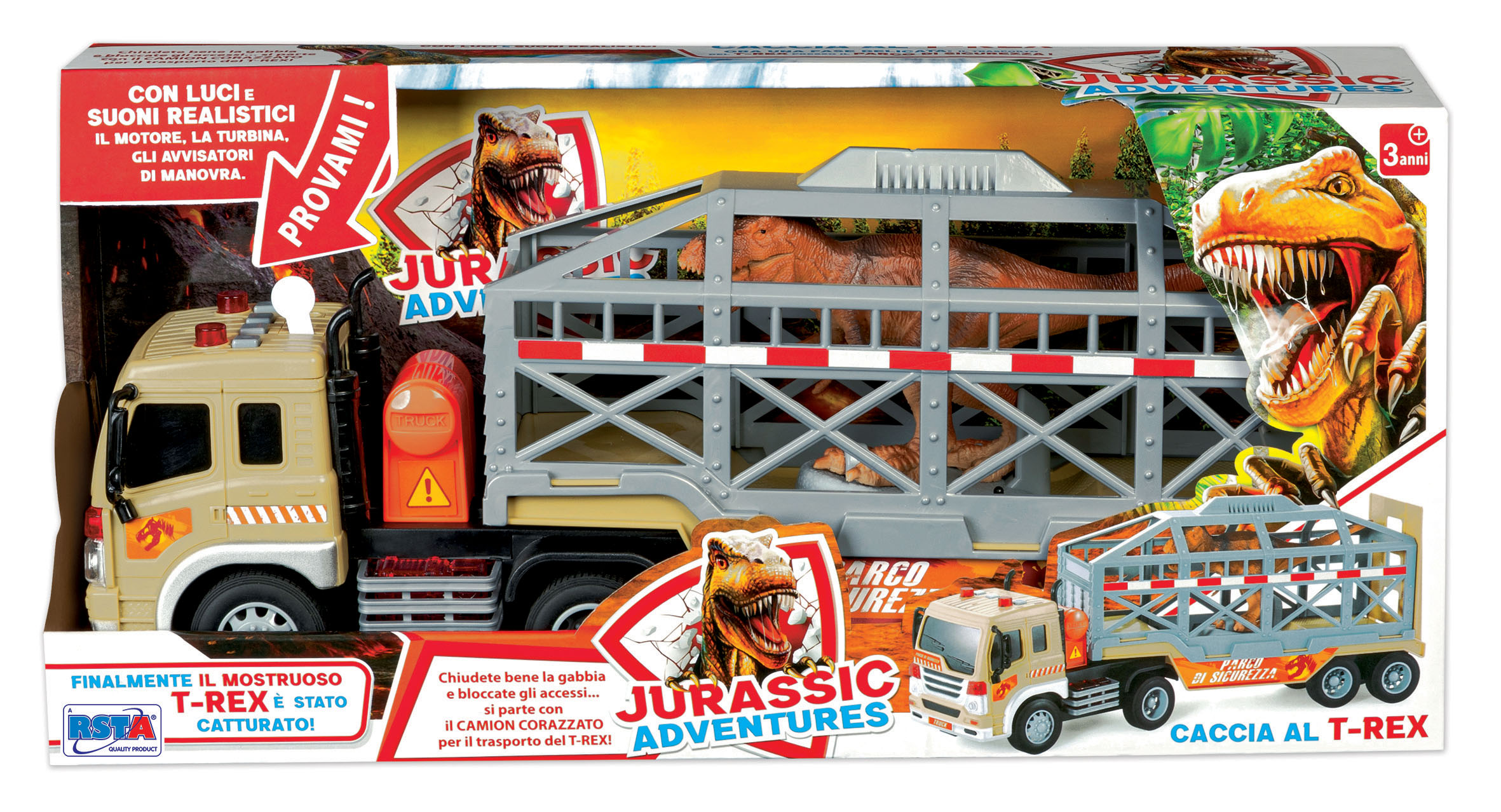 Camion trasporto dinosauri
