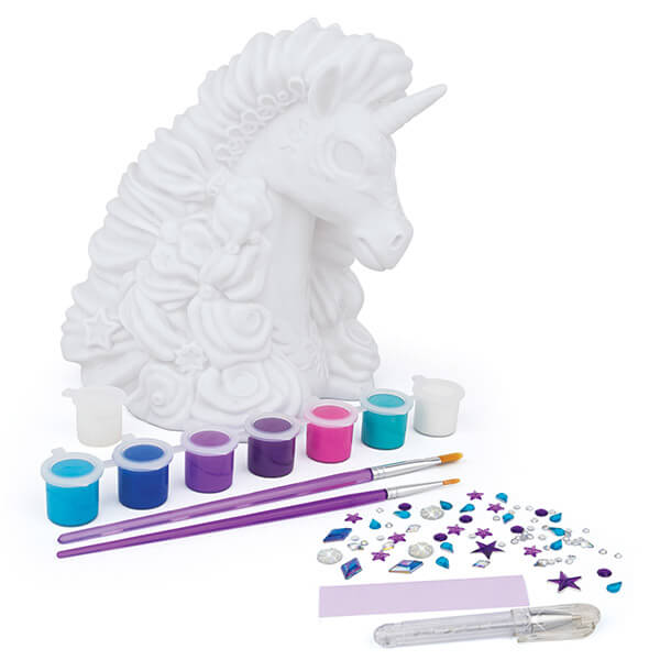 Unicorno salvadanaio da dipingere