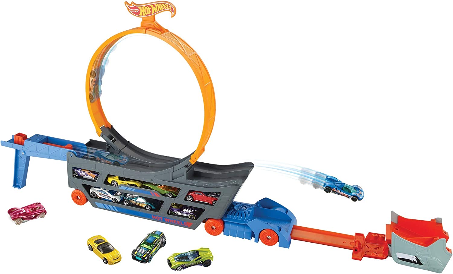 camion trasporto acrobazie Hot Wheels