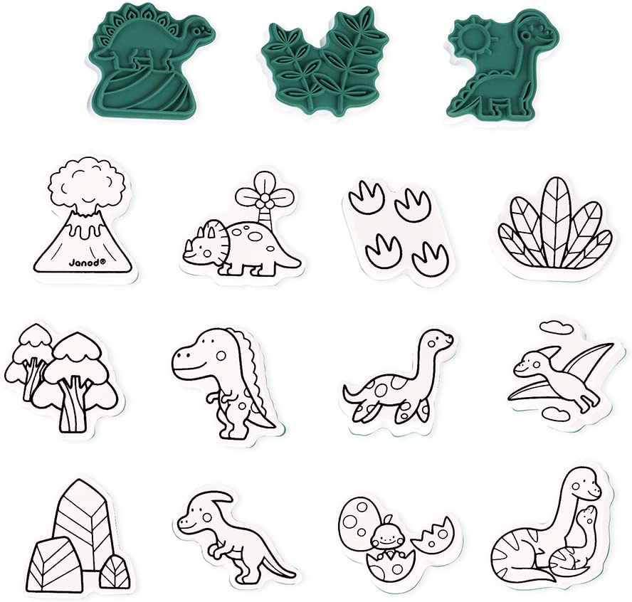 Stampini dinosauri 15 pezzi