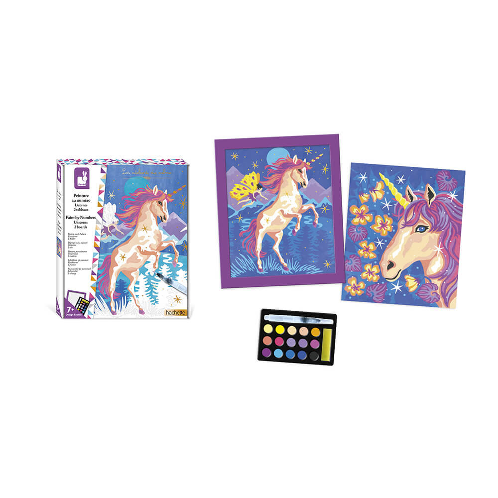 Dipingi con i numeri Unicorni
