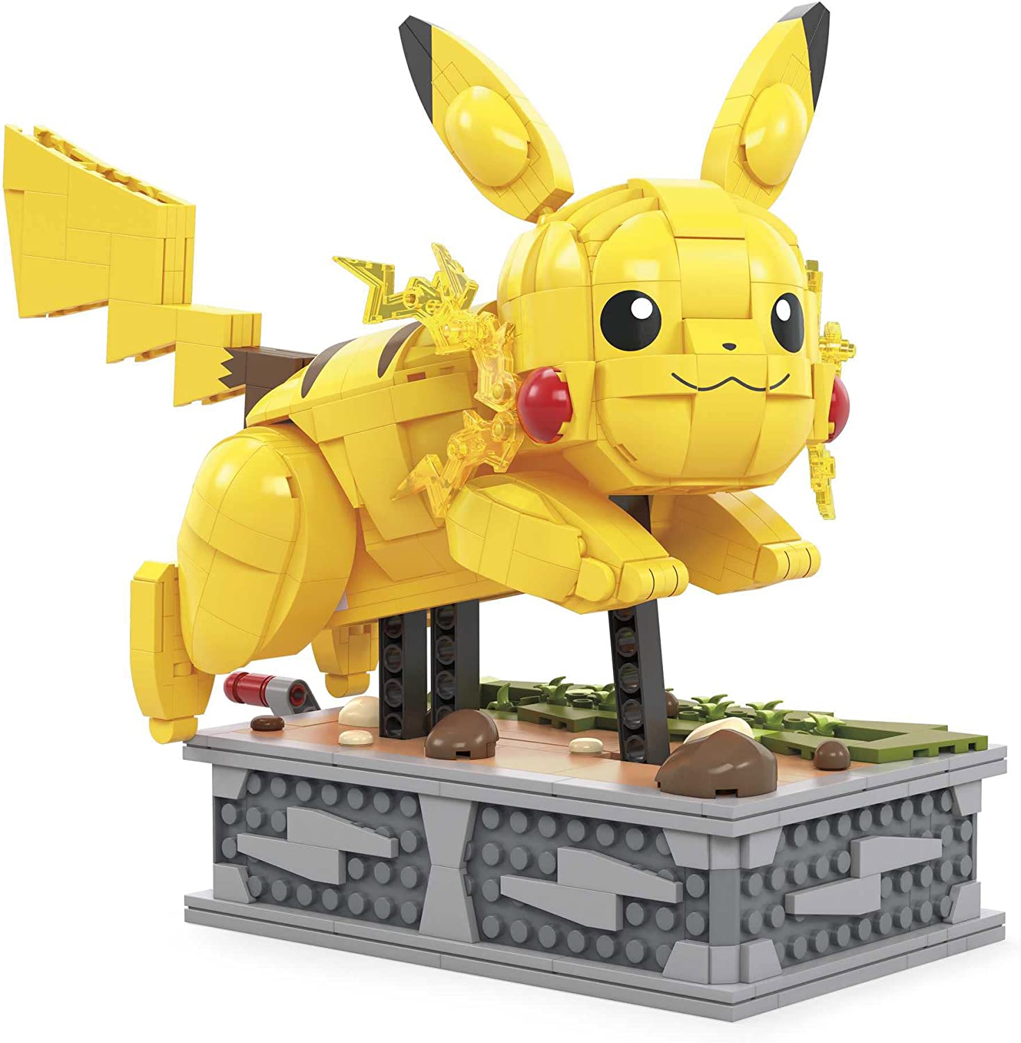 Pikachu Pokemon mega construx in movimento