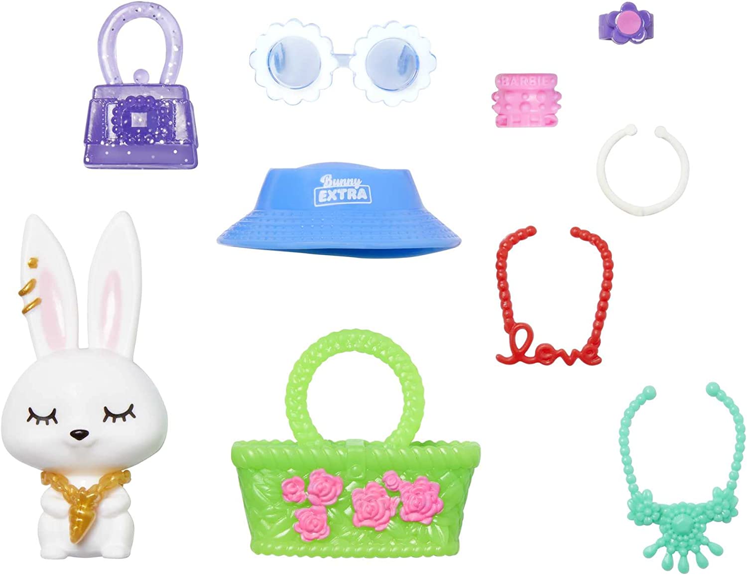 Barbie extra con completo floreale