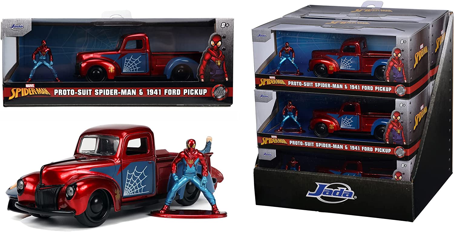 Spider-Man 1941 Pick-Up in scala 1:32 die-cast con personaggio