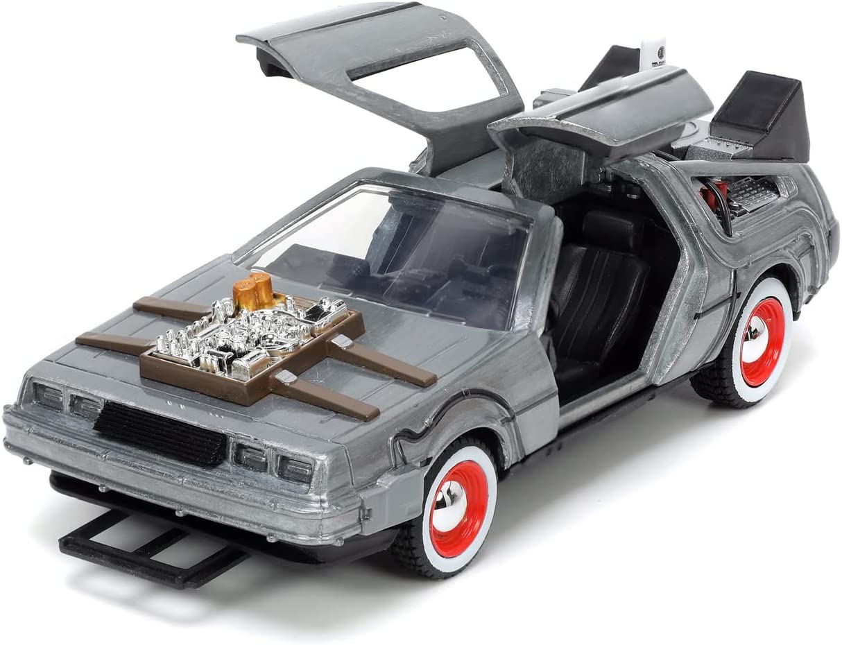 Time Machine Back to the Future 3 in scala 1:32 die-cast