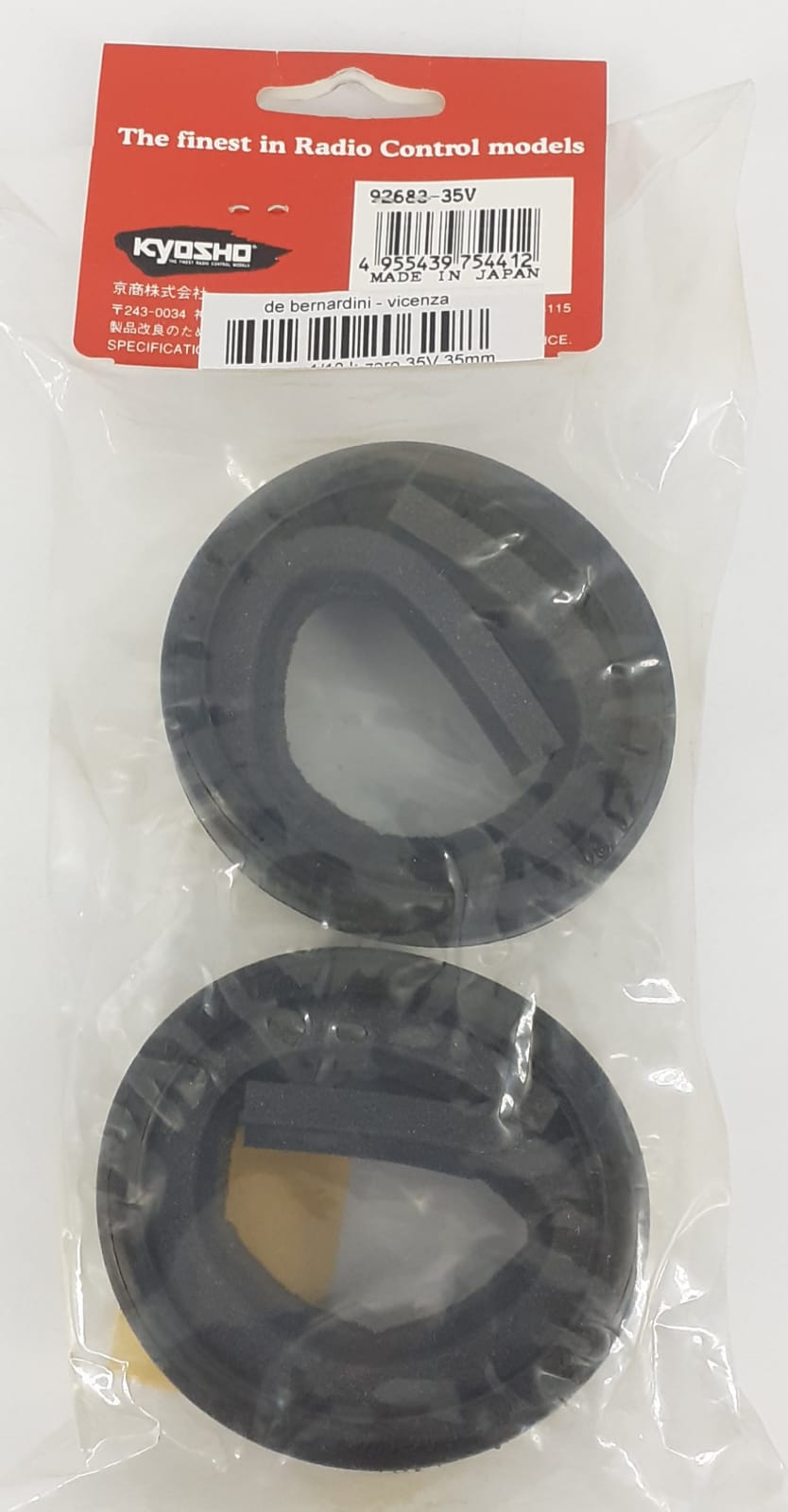 cp gomme 1/10 K-zero 35V 35mm Kyosho