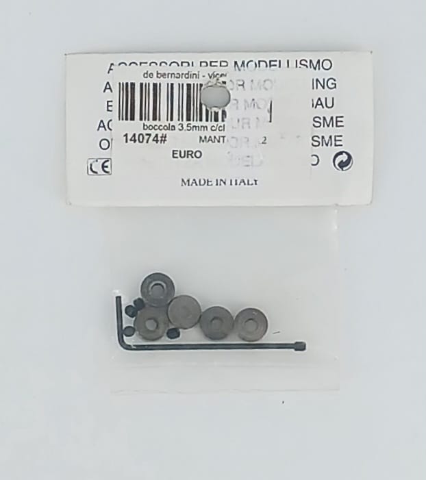 collarino 3.5mm con grano e chiave