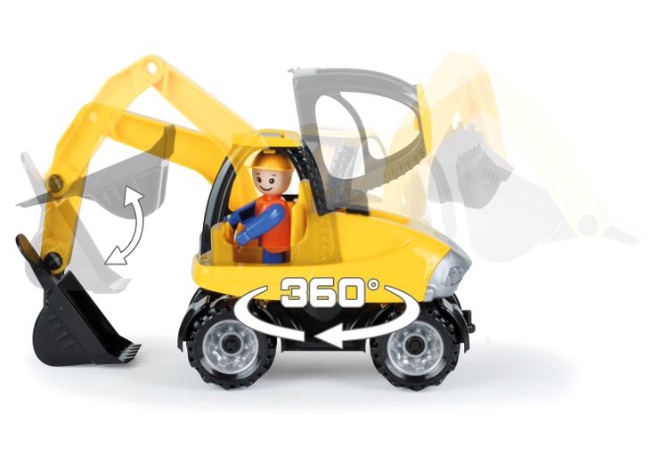 set edile camion e ruspa