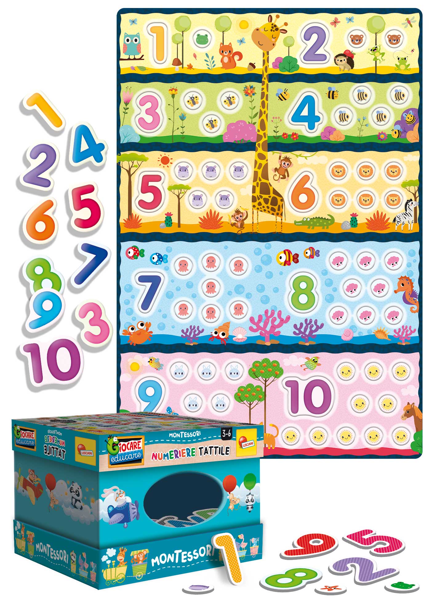 plus numeri e quantita' Montessori