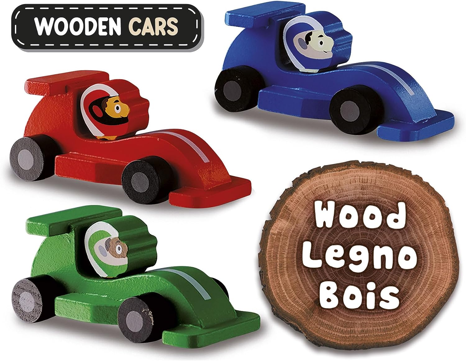 cars garage Montessori wood 