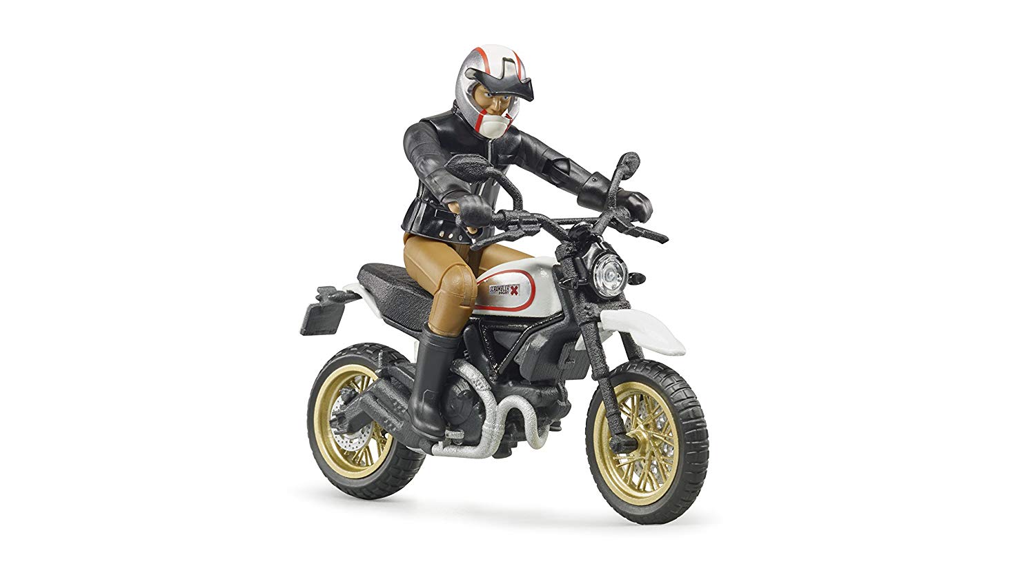 Scrambler Ducati Desert Sled con rider