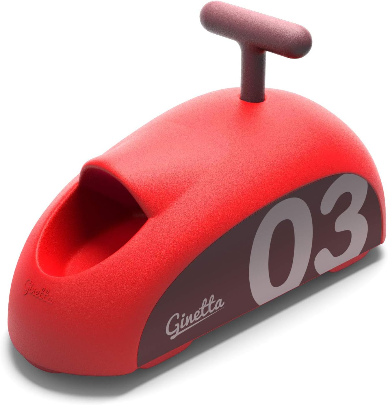Ginetta rossa cavalcabile