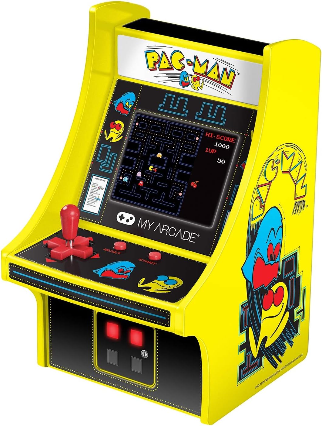 Pac-man micro player 6.75&quot; Mini cabinato Retro