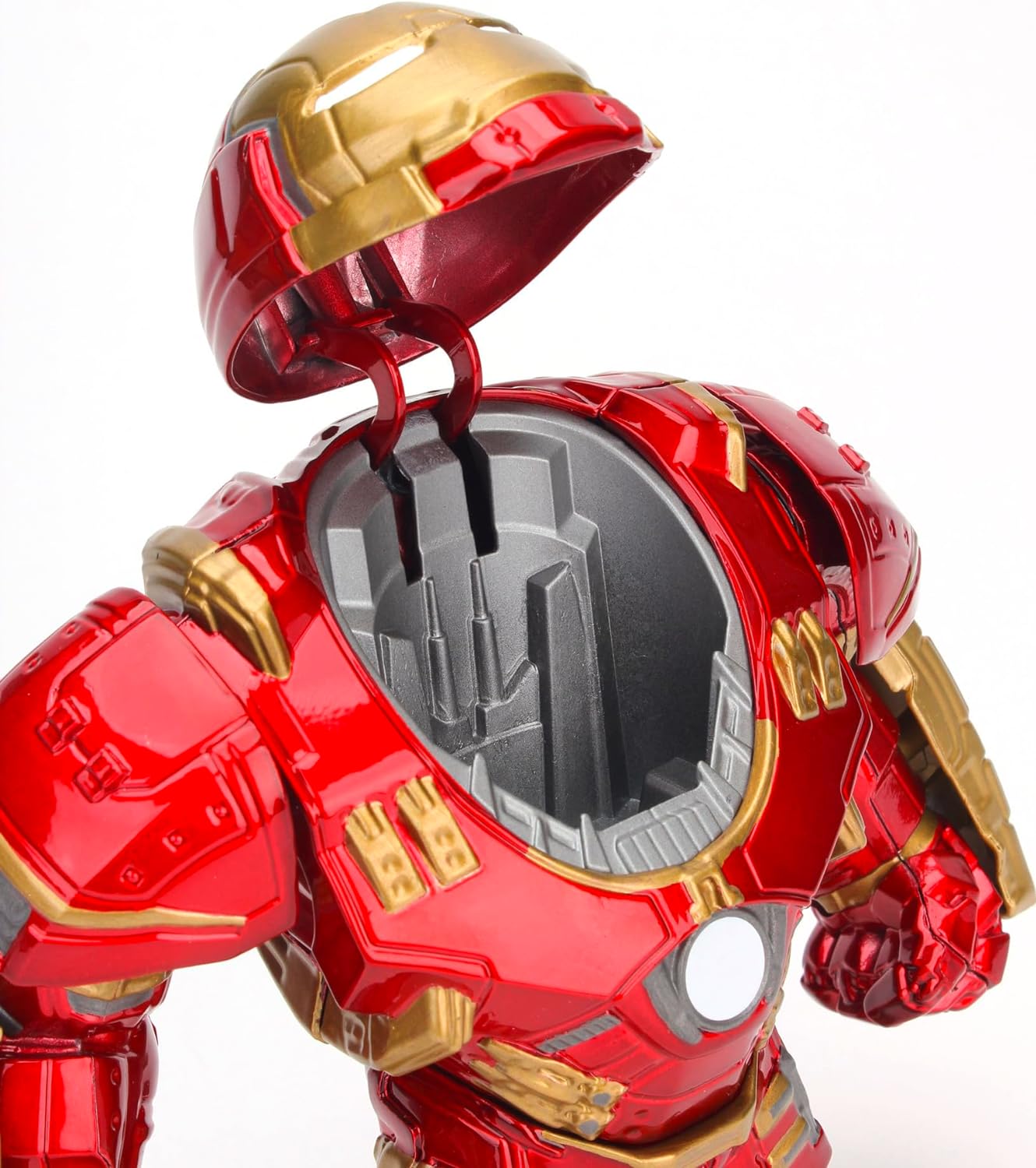 Iron Man con armatura Hulkbuster cm. 15 e Iron Man cm. 5 die cast