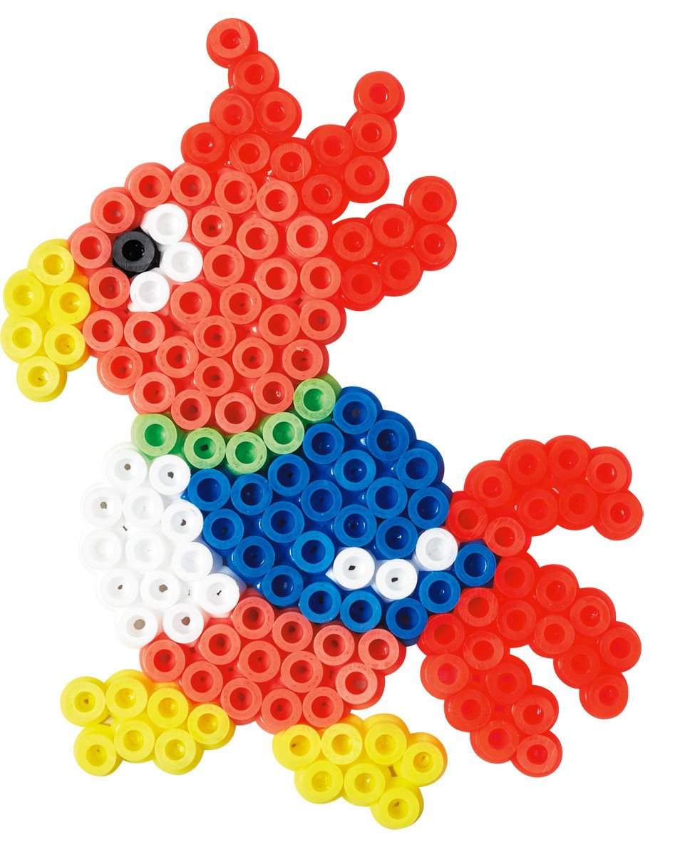 Hama Perline Parrot-pesce- fiore 