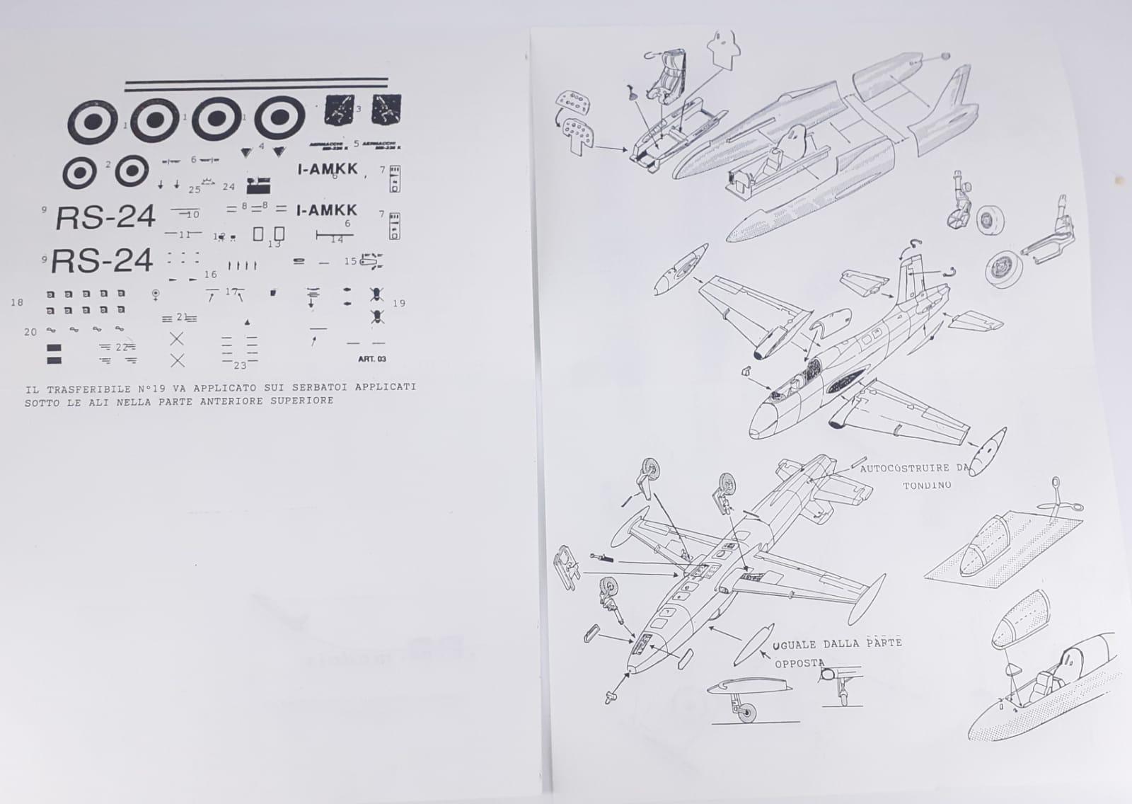 Aermacchi MB 326k con turbogetto R.R.Viper 1/48
