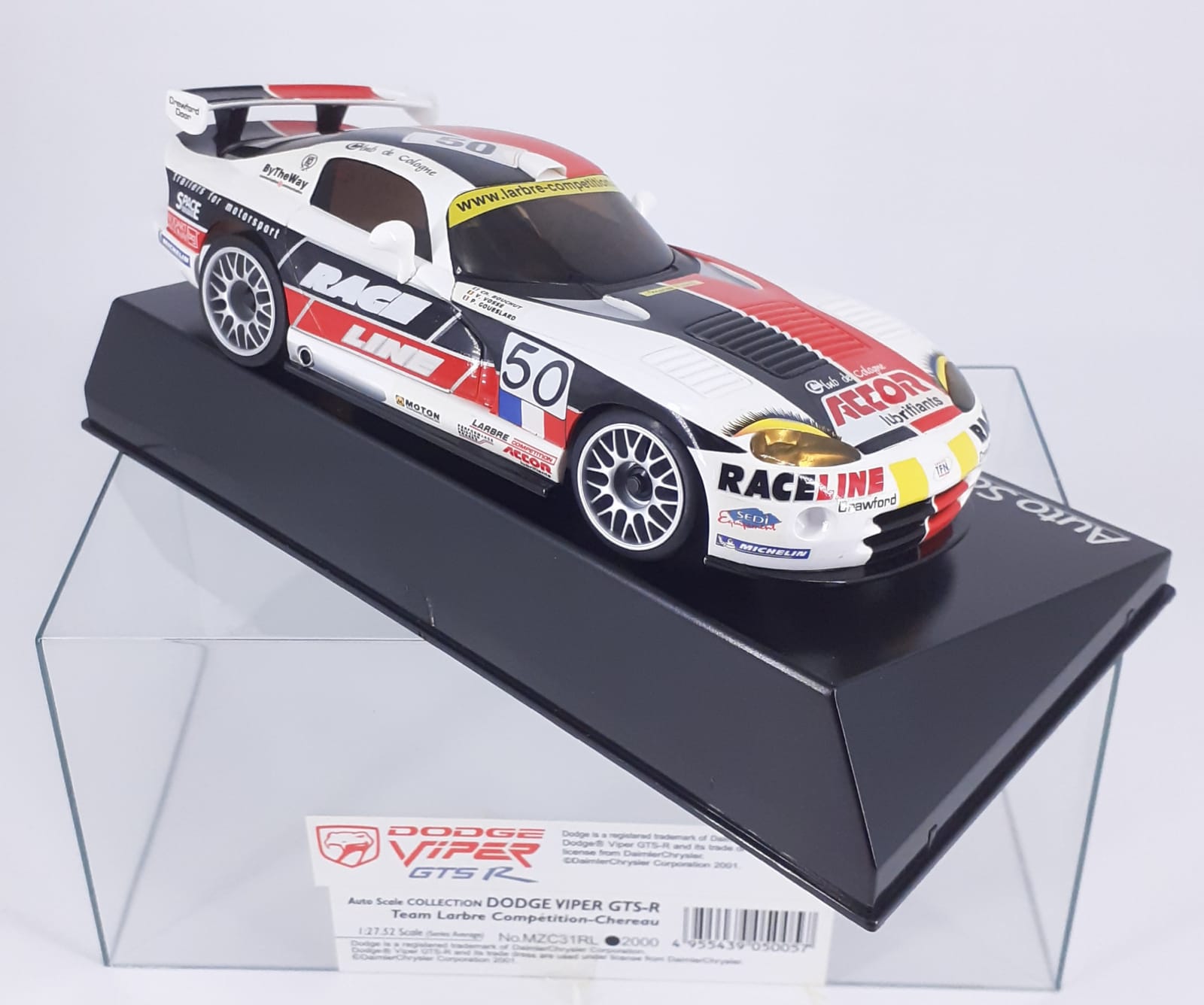Dodge Viper GTS-R team Larbre #50 miniZ