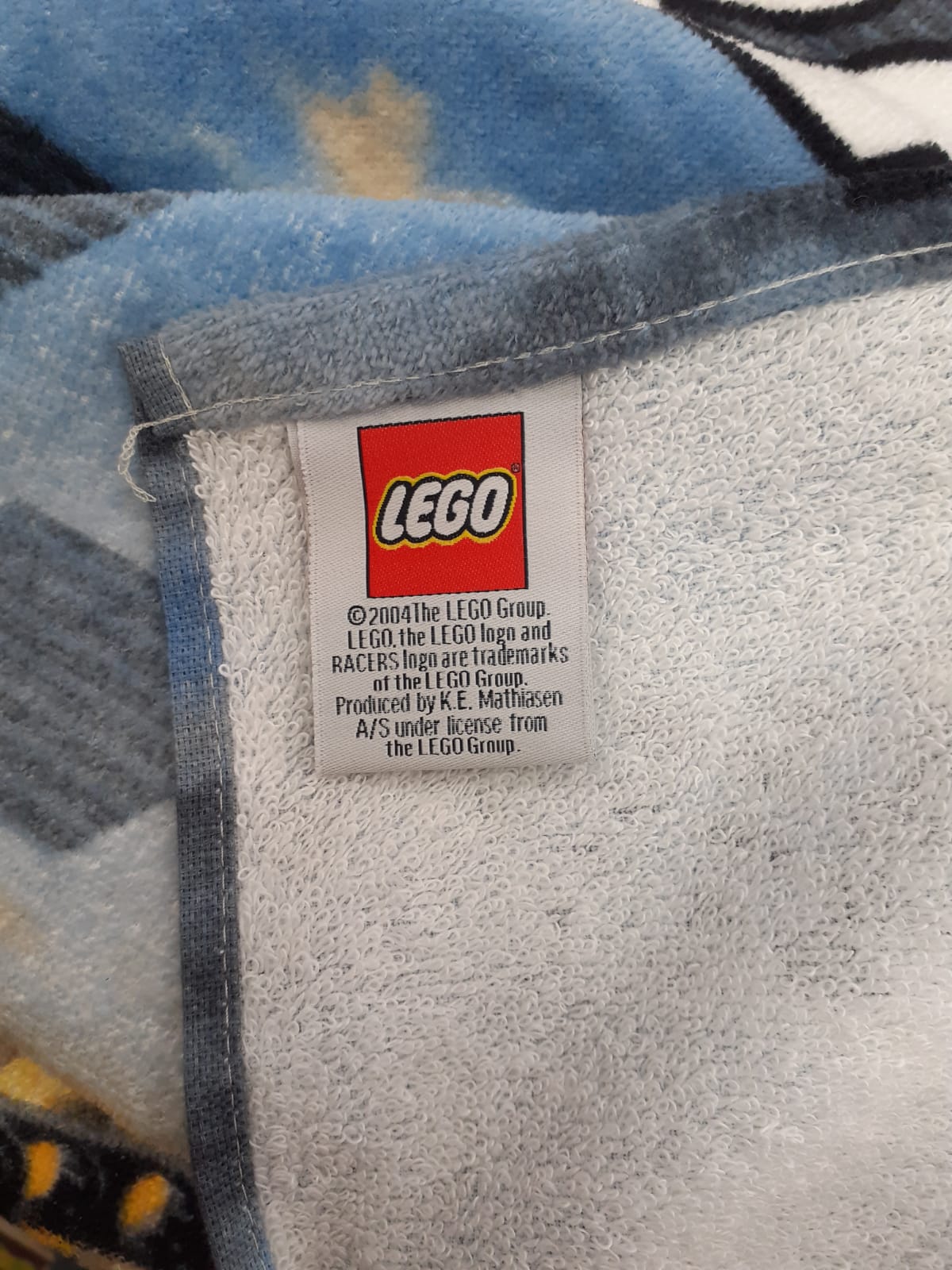 telo spugna Lego Racers 76x152cm