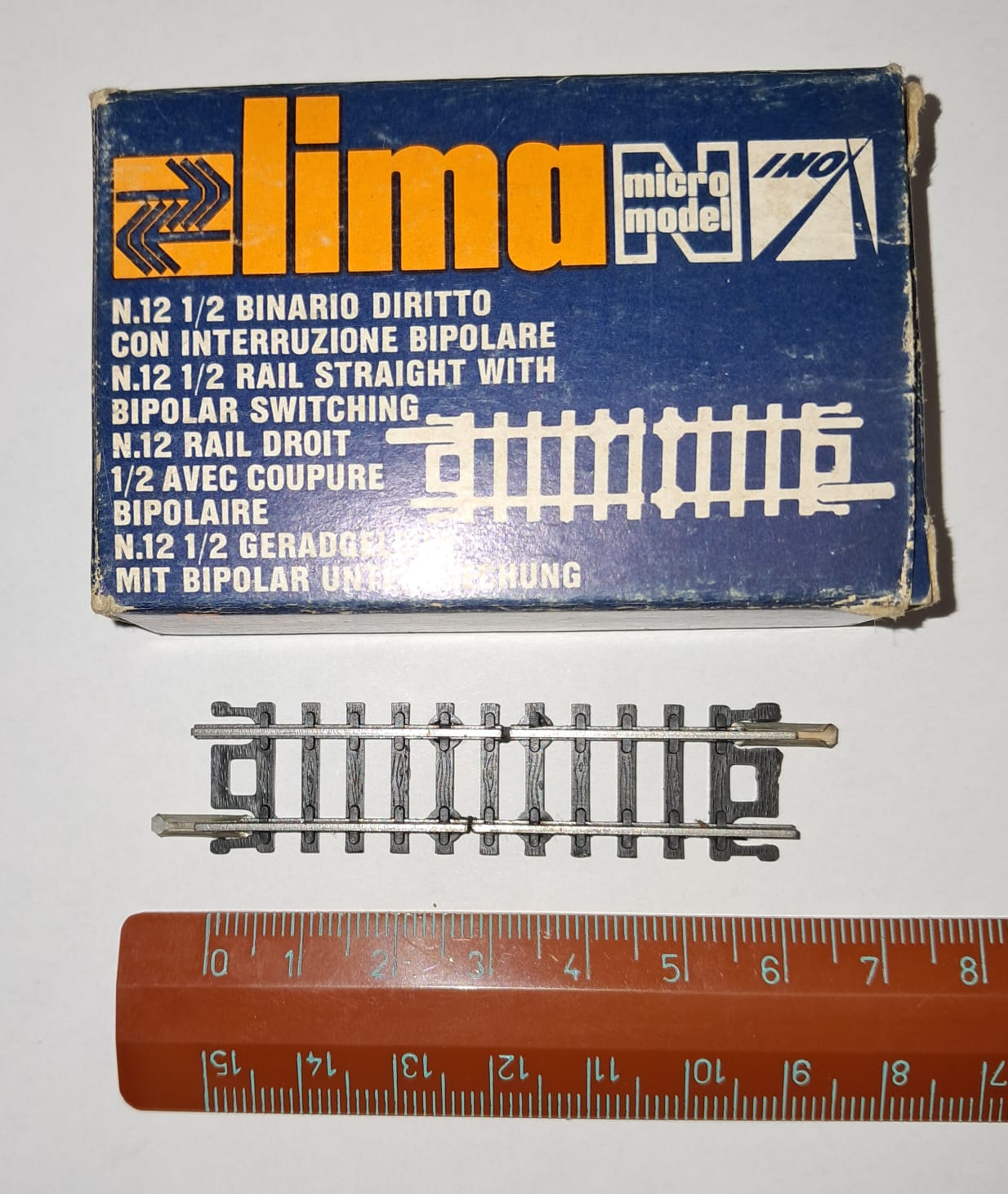 binario dritto con interruzione bipolare 62mm Lima N
