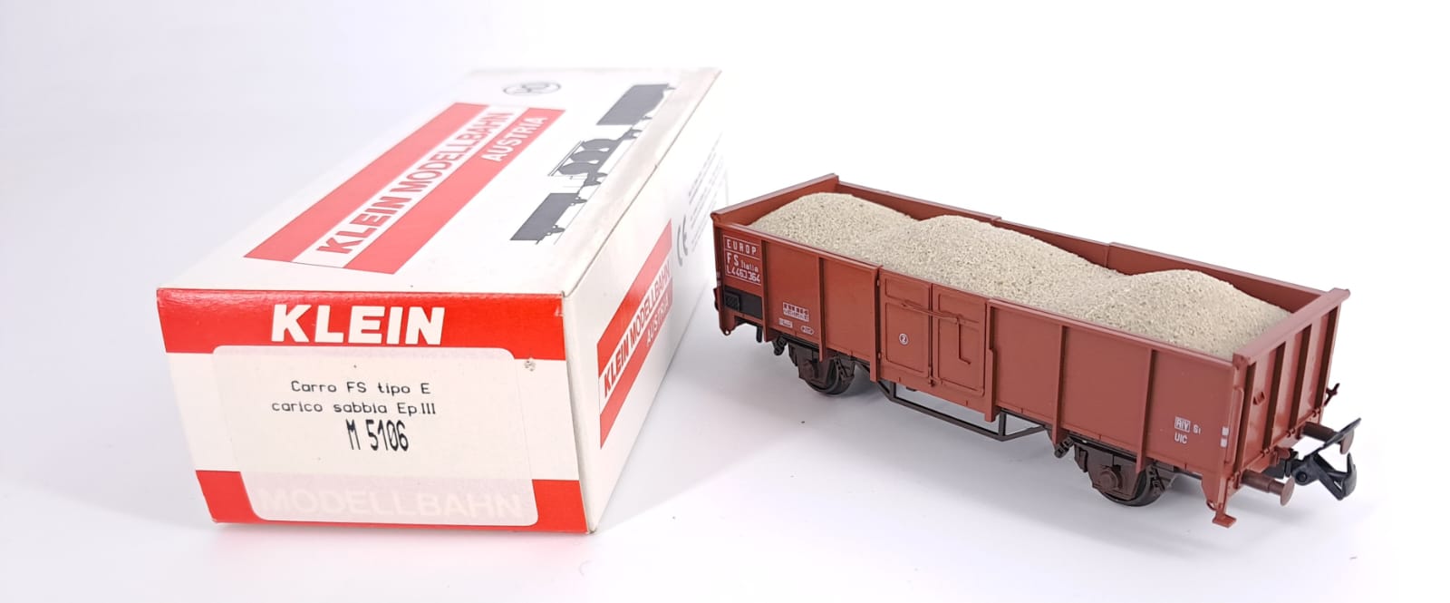Carro FS tipo E carico sabbia Epoca III H0