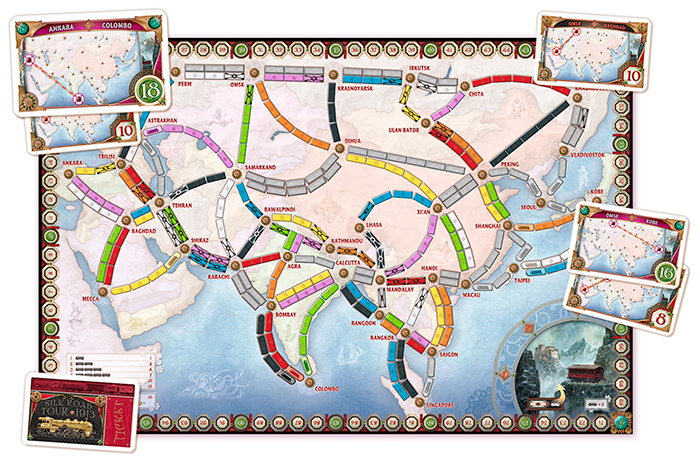 Ticket to ride: Asia + Legendary Asia
