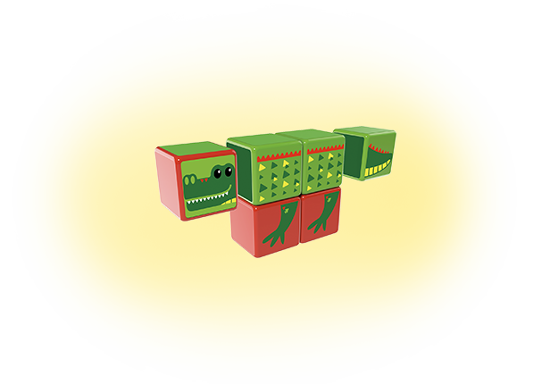 Magicube river animals turtle 6 cubi